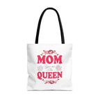 "Mom You're the Queen" Floral Mother's Day Tote Bag - 314 Originals