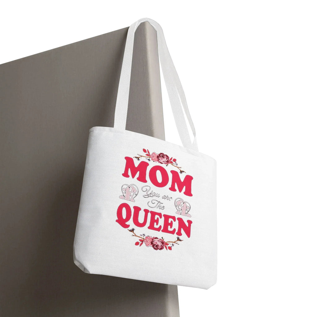 "Mom You're the Queen" Floral Mother's Day Tote Bag - 314 Originals