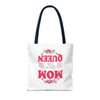 "Mom You're the Queen" Floral Mother's Day Tote Bag - 314 Originals