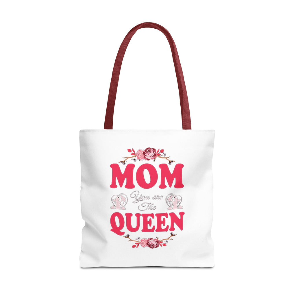 "Mom You're the Queen" Floral Mother's Day Tote Bag - 314 Originals