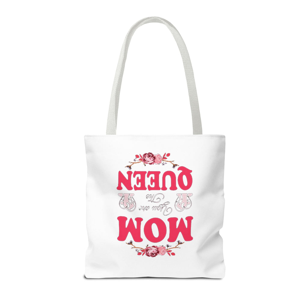"Mom You're the Queen" Floral Mother's Day Tote Bag - 314 Originals