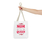 "Mom You're the Queen" Floral Mother's Day Tote Bag - 314 Originals