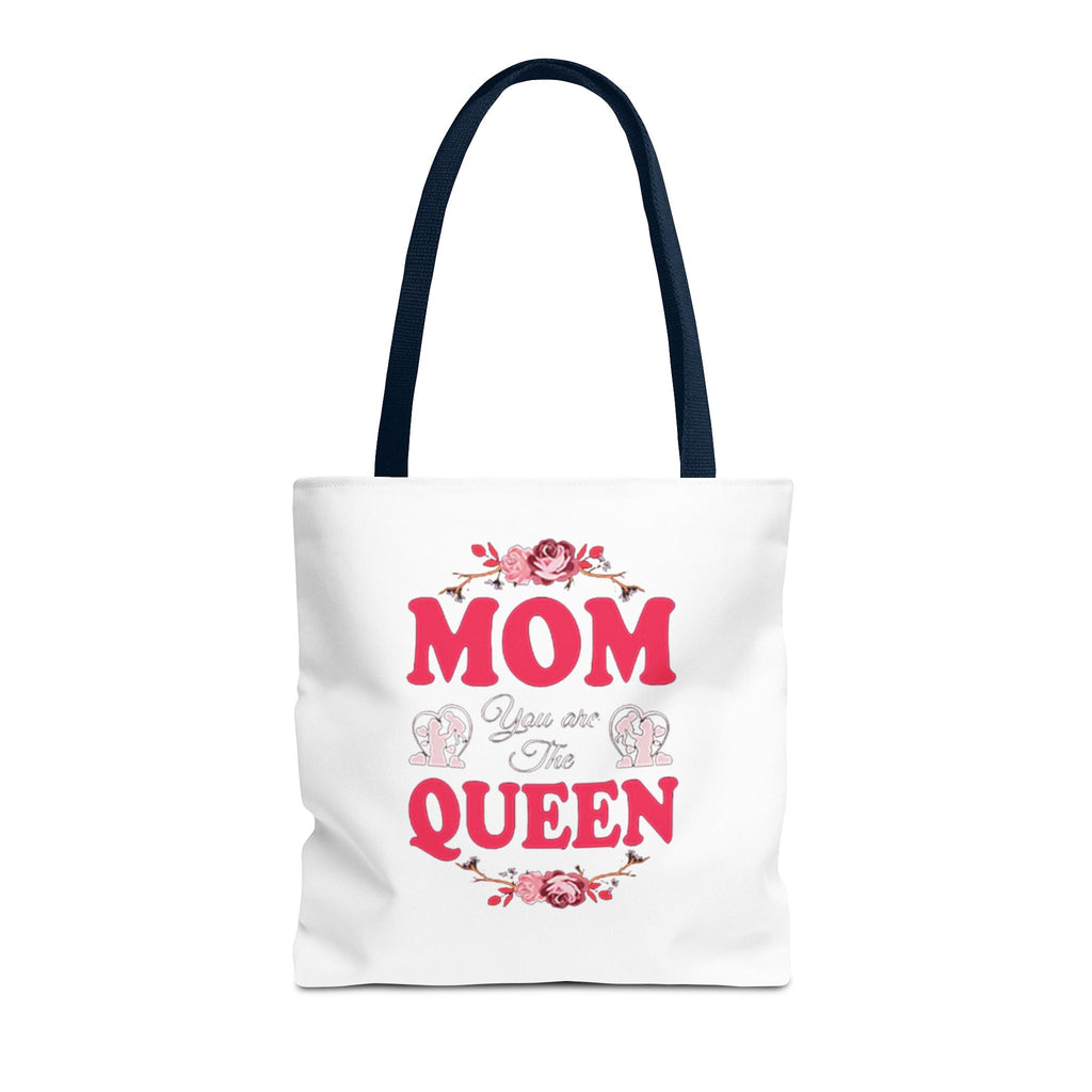"Mom You're the Queen" Floral Mother's Day Tote Bag - 314 Originals