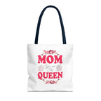 "Mom You're the Queen" Floral Mother's Day Tote Bag - 314 Originals
