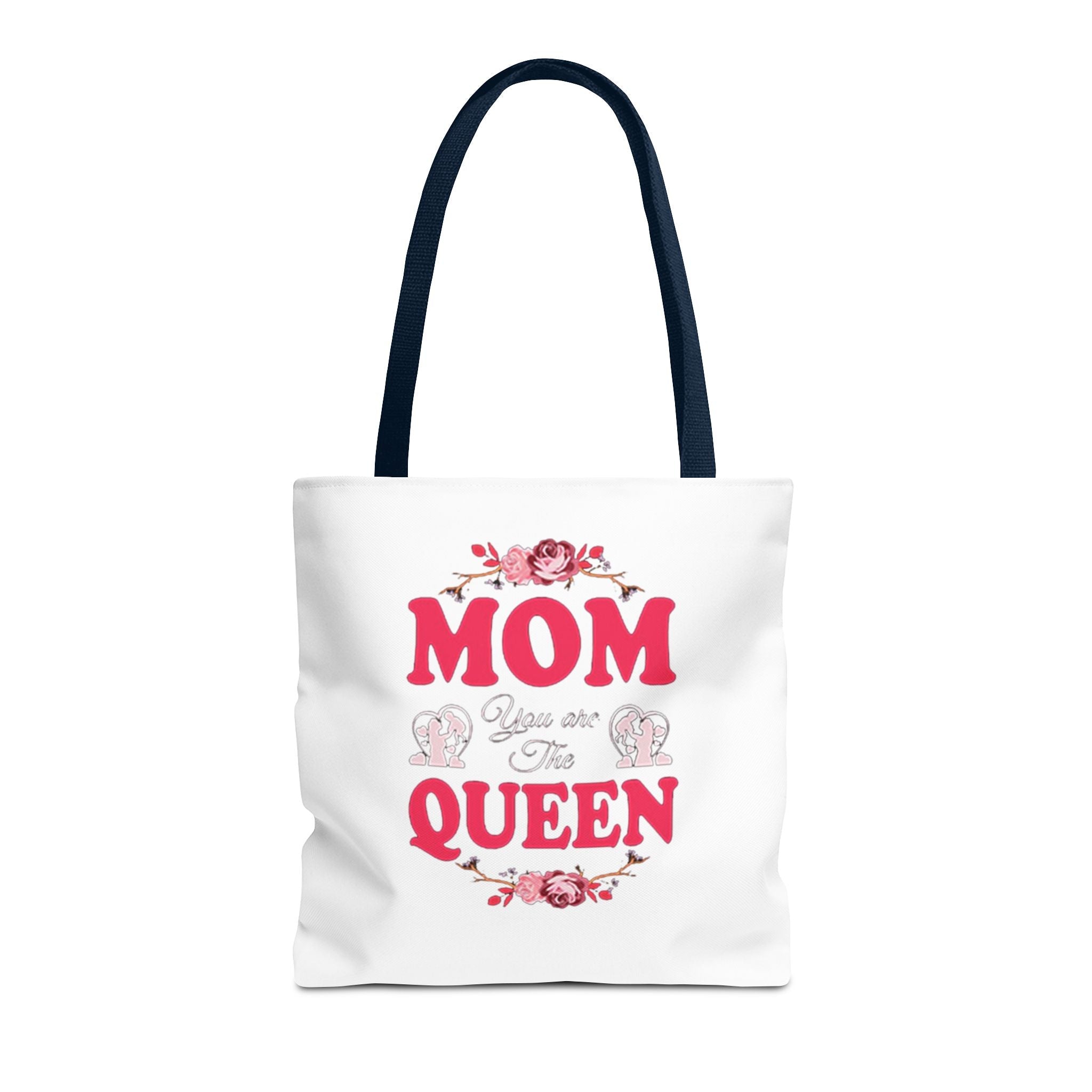 "Mom You're the Queen" Floral Mother's Day Tote Bag - 314 Originals
