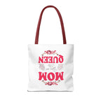 "Mom You're the Queen" Floral Mother's Day Tote Bag - 314 Originals