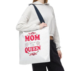 "Mom You're the Queen" Floral Mother's Day Tote Bag - 314 Originals