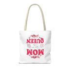 "Mom You're the Queen" Floral Mother's Day Tote Bag - 314 Originals