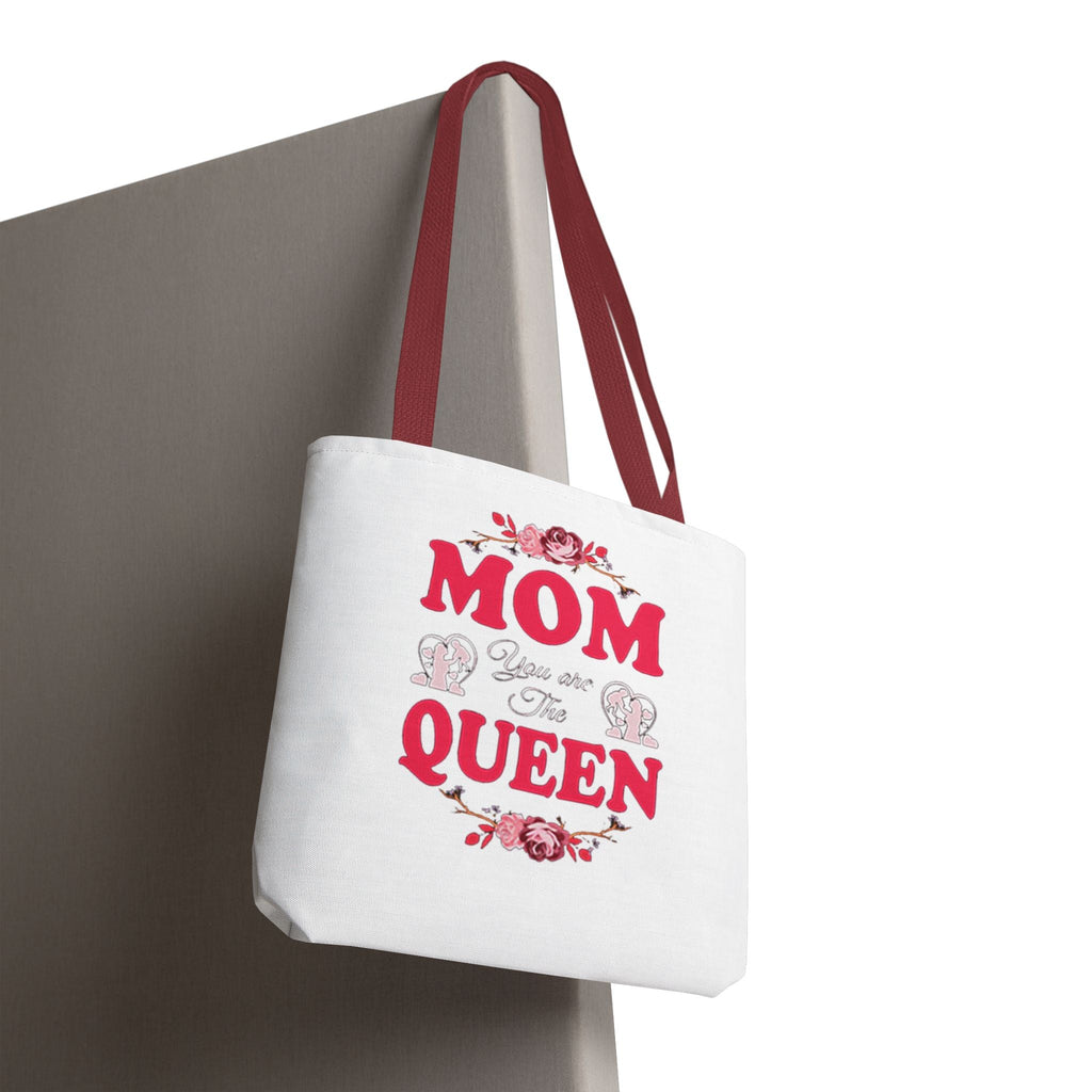 "Mom You're the Queen" Floral Mother's Day Tote Bag - 314 Originals