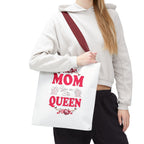 "Mom You're the Queen" Floral Mother's Day Tote Bag - 314 Originals