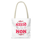 "Mom You're the Queen" Floral Mother's Day Tote Bag - 314 Originals