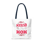 "Mom You're the Queen" Floral Mother's Day Tote Bag - 314 Originals