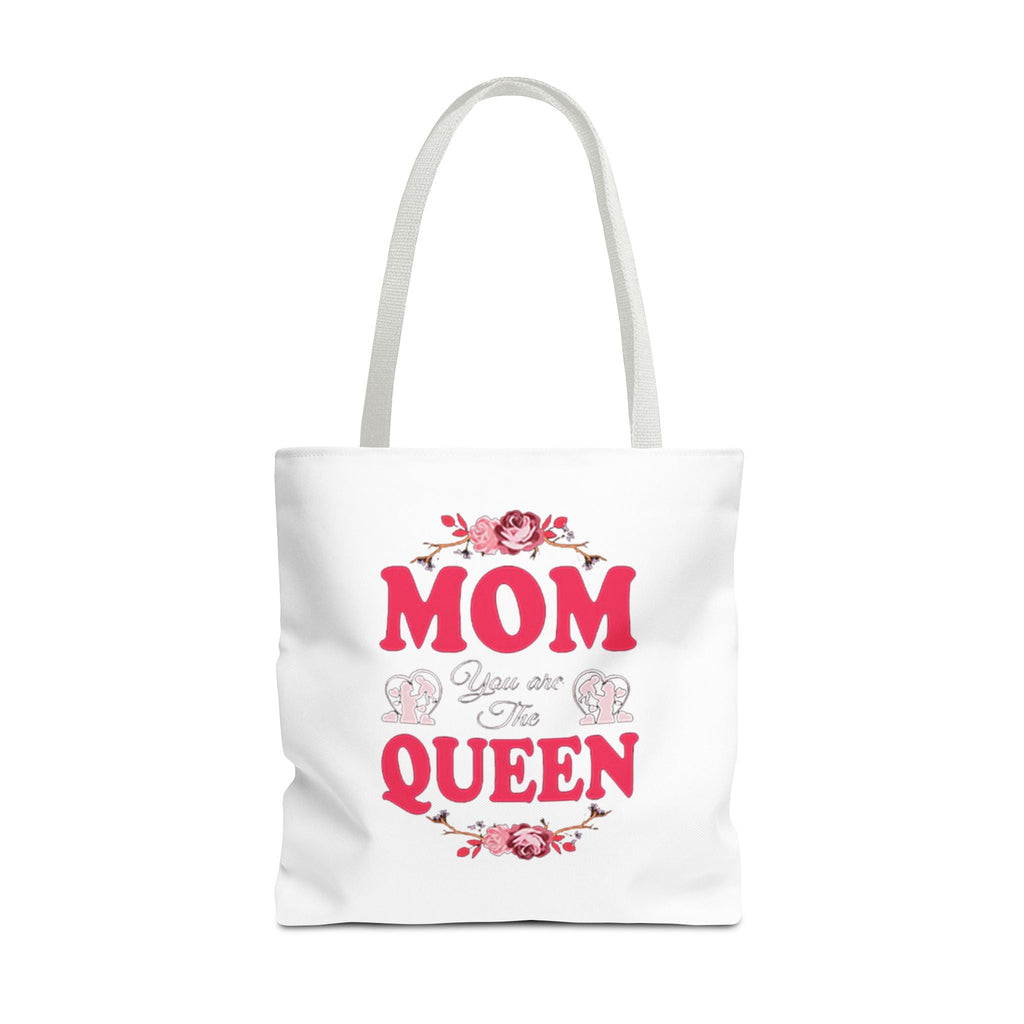 "Mom You're the Queen" Floral Mother's Day Tote Bag - 314 Originals