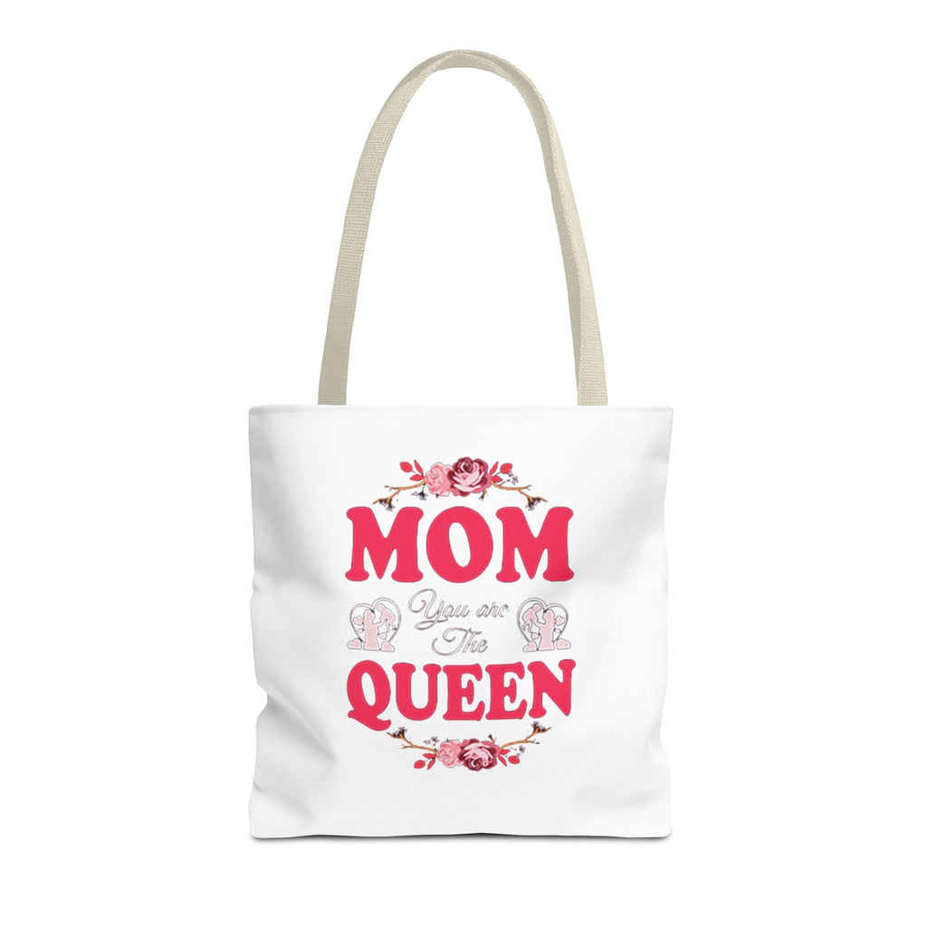 "Mom You're the Queen" Floral Mother's Day Tote Bag - 314 Originals