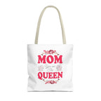 "Mom You're the Queen" Floral Mother's Day Tote Bag - 314 Originals