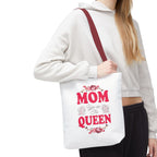 "Mom You're the Queen" Floral Mother's Day Tote Bag - 314 Originals