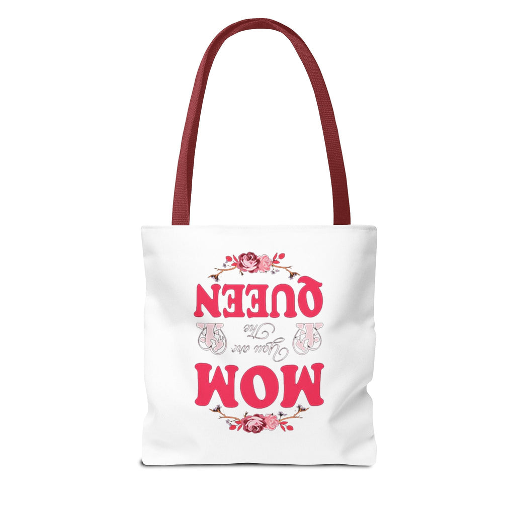 "Mom You're the Queen" Floral Mother's Day Tote Bag - 314 Originals