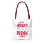 "Mom You're the Queen" Floral Mother's Day Tote Bag - 314 Originals