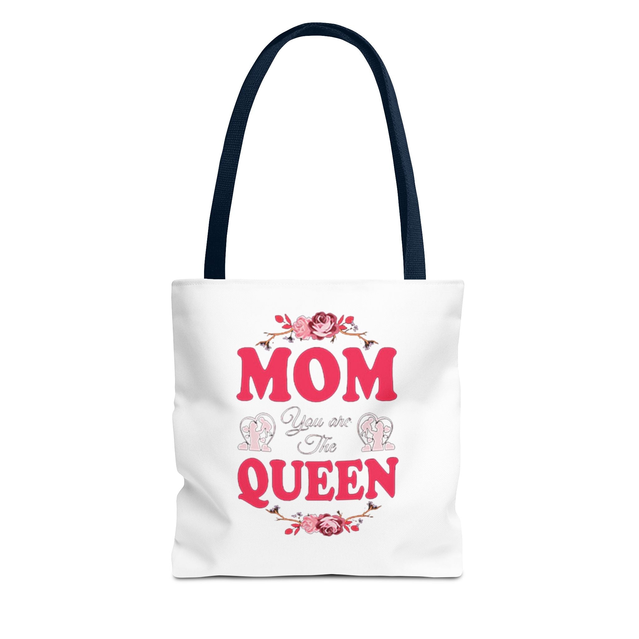 "Mom You're the Queen" Floral Mother's Day Tote Bag - 314 Originals