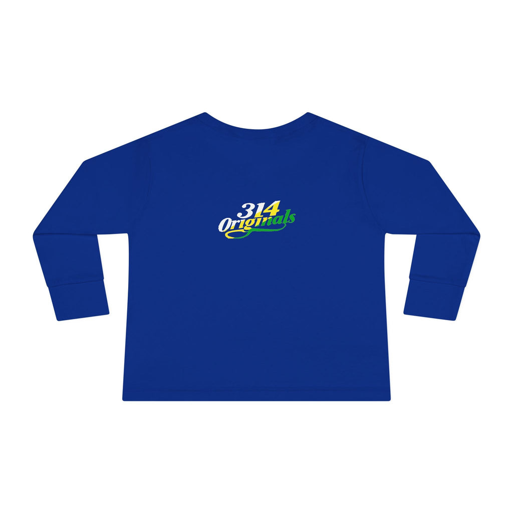 "Mom's Favorite Kid" Toddler Long Sleeve Tee — Graphic Shirt - 314 Originals