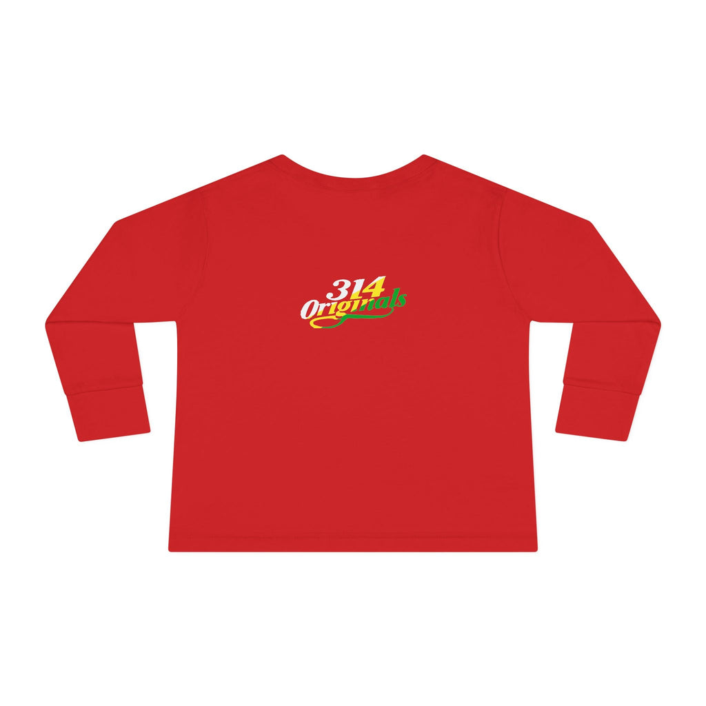 "Mom's Favorite Kid" Toddler Long Sleeve Tee — Graphic Shirt - 314 Originals