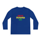 "Mom's Favorite Kid" Youth Long Sleeve Tee — Colorful Retro Graphic - 314 Originals