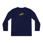 "Mom's Favorite Kid" Youth Long Sleeve Tee — Colorful Retro Graphic - 314 Originals