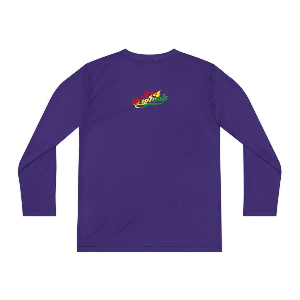 "Mom's Favorite Kid" Youth Long Sleeve Tee — Colorful Retro Graphic - 314 Originals