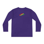 "Mom's Favorite Kid" Youth Long Sleeve Tee — Colorful Retro Graphic - 314 Originals
