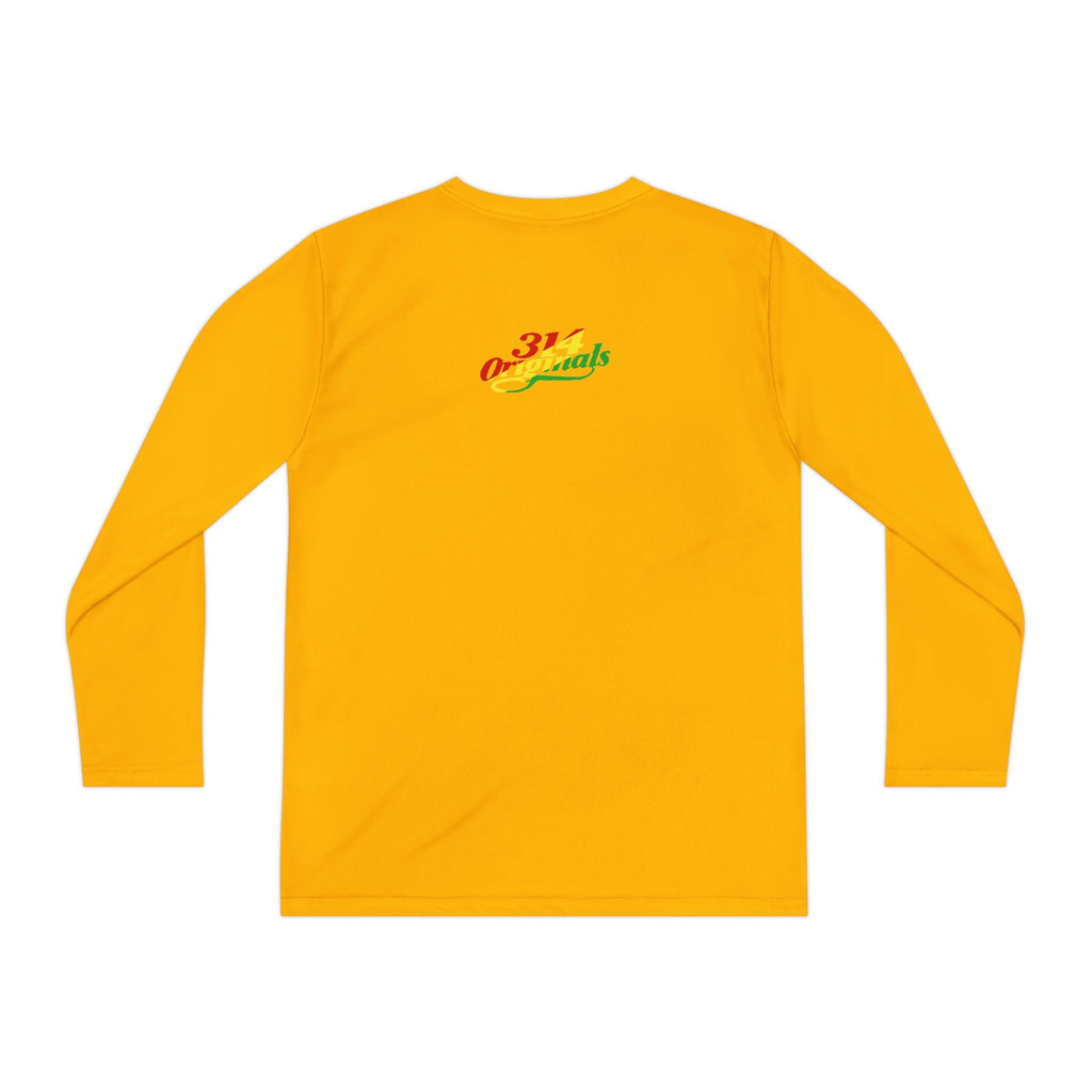 "Mom's Favorite Kid" Youth Long Sleeve Tee — Colorful Retro Graphic - 314 Originals