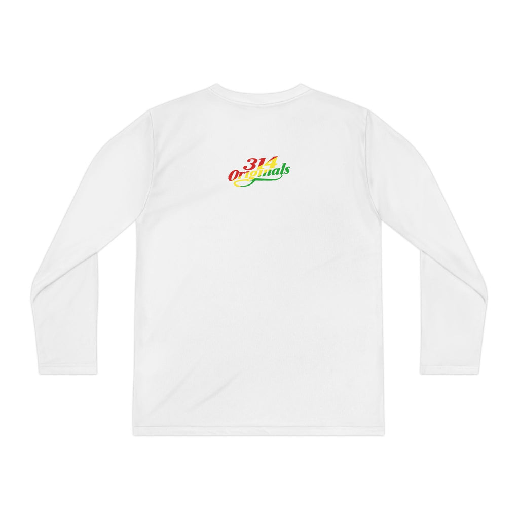 "Mom's Favorite Kid" Youth Long Sleeve Tee — Colorful Retro Graphic - 314 Originals