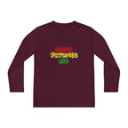"Mom's Favorite Kid" Youth Long Sleeve Tee — Colorful Retro Graphic - 314 Originals