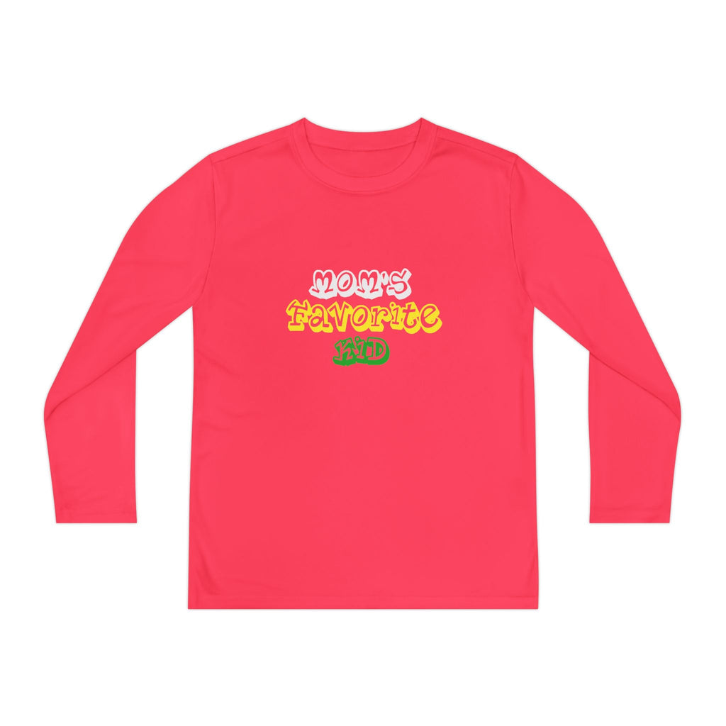"Mom's Favorite Kid" Youth Long Sleeve Tee — Retro Graphic - 314 Originals