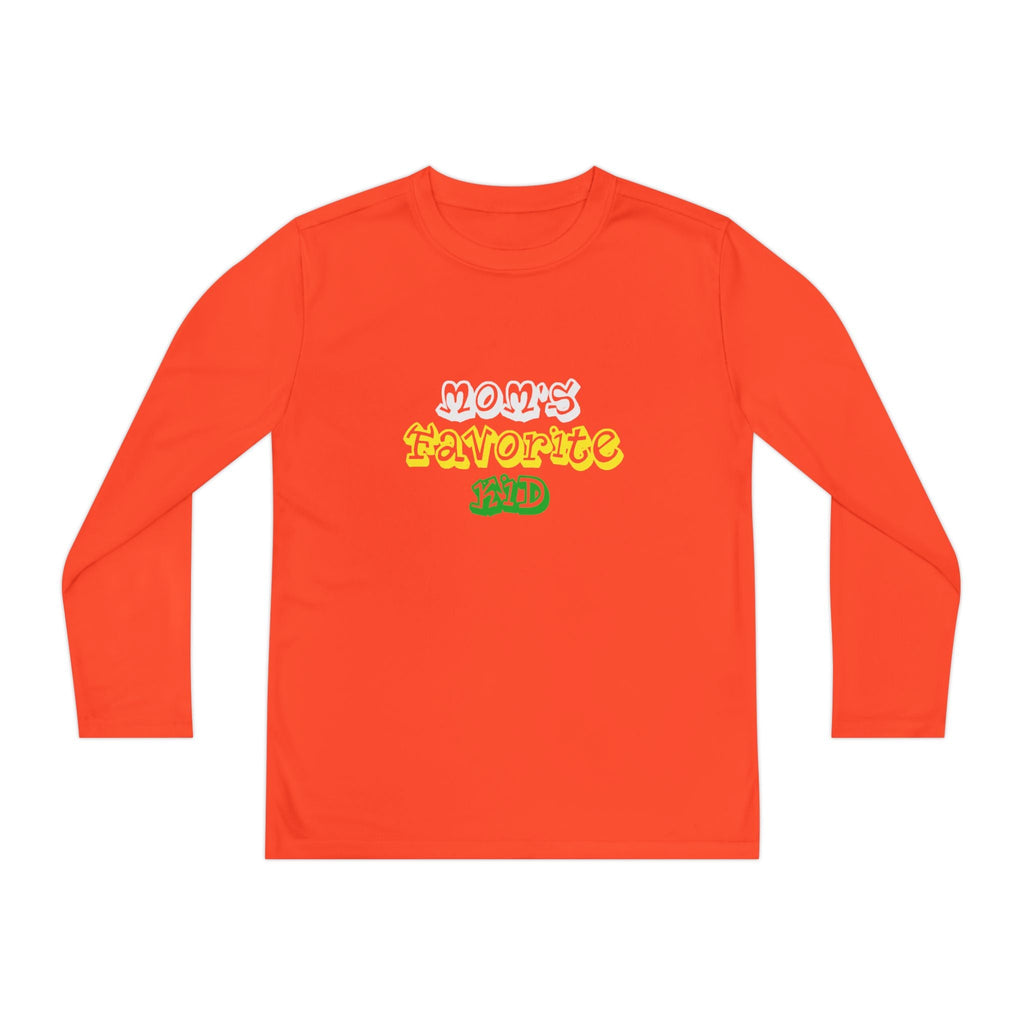 "Mom's Favorite Kid" Youth Long Sleeve Tee — Retro Graphic - 314 Originals