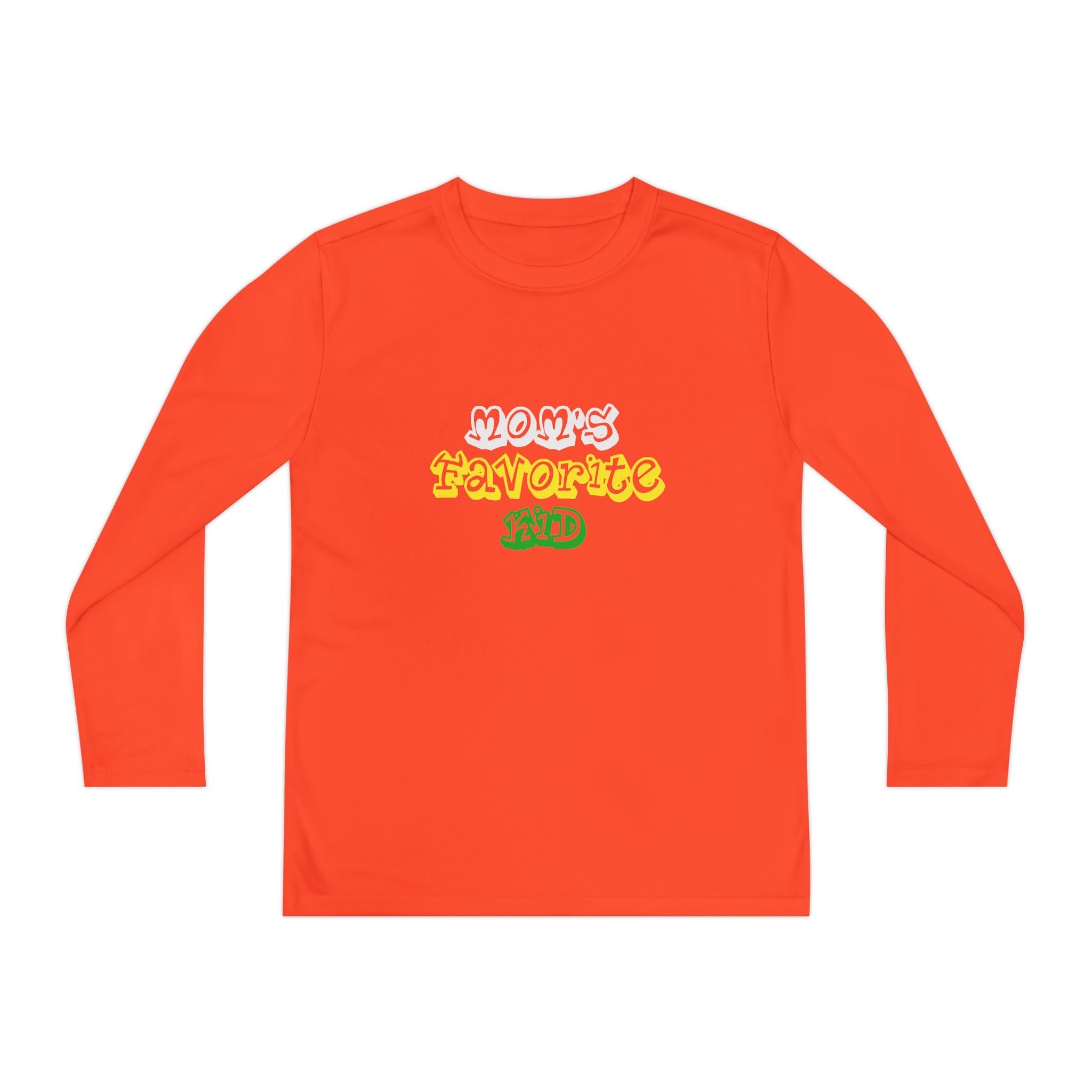 "Mom's Favorite Kid" Youth Long Sleeve Tee — Retro Graphic - 314 Originals