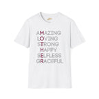 Mother Acrostic T-Shirt – Amazing Loving Strong Happy Selfless Graceful (Mother) - 314 Originals
