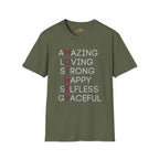 Mother Acrostic T-Shirt – Amazing Loving Strong Happy Selfless Graceful (Mother) - 314 Originals