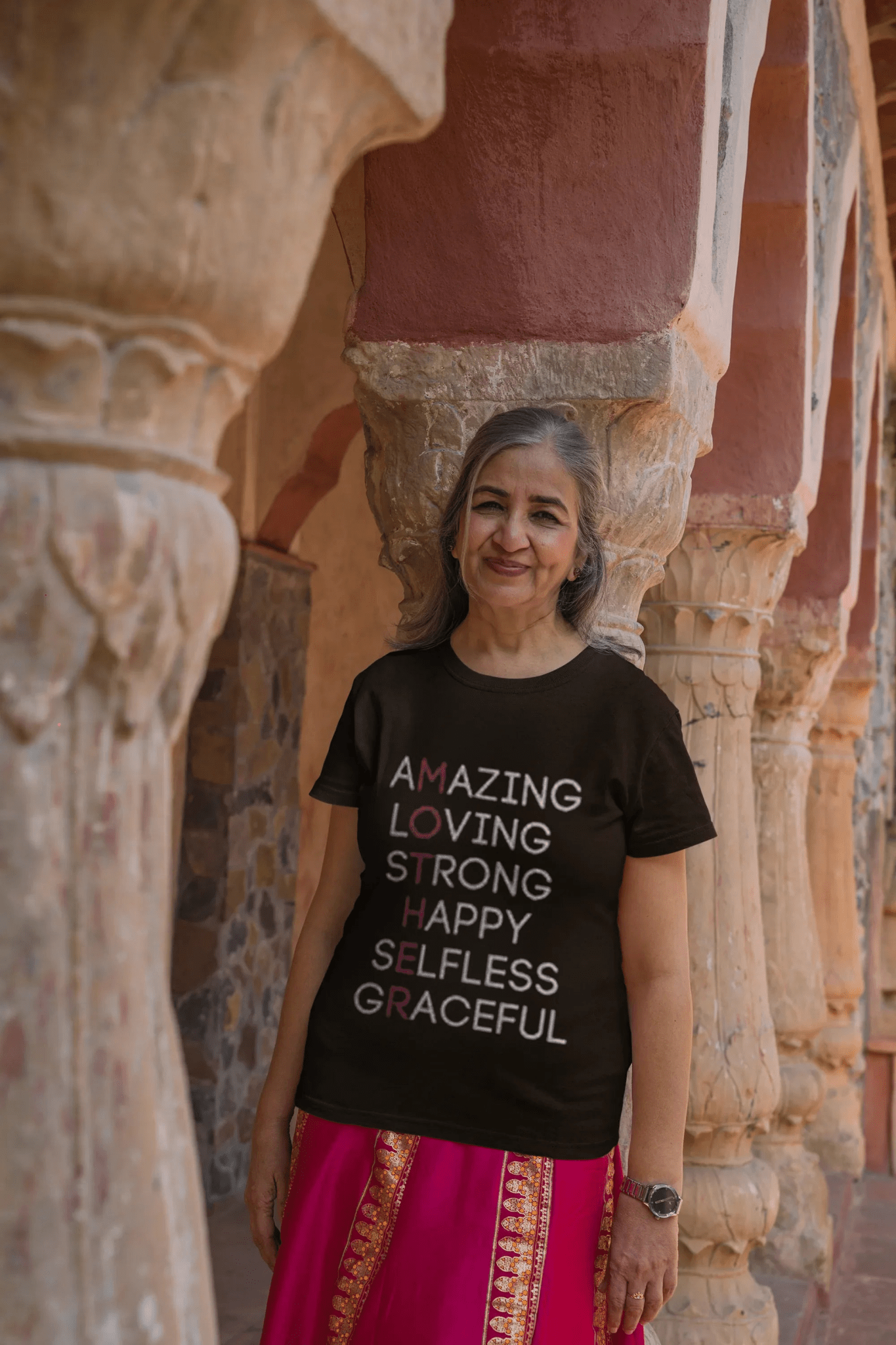 Mother Acrostic T-Shirt – Amazing Loving Strong Happy Selfless Graceful (Mother) - 314 Originals