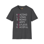 Mother Acrostic T-Shirt – Amazing Loving Strong Happy Selfless Graceful (Mother) - 314 Originals
