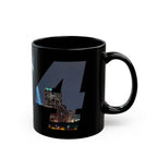My City Skyline Black Mug – Nighttime Gateway Arch Coffee Cup (11oz & 15oz) - 314 Originals