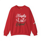 Naughty List Legend Crewneck Sweatshirt — Funny Christmas Holiday Sweater - 314 Originals