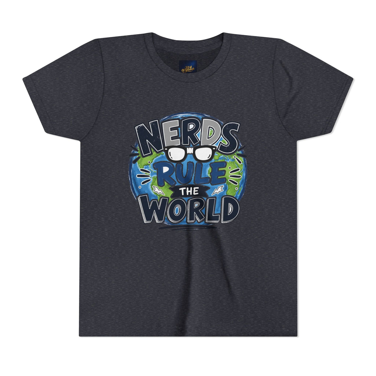 "Nerds Rule the World" Graphic Youth Tee Shirt - 314 Originals