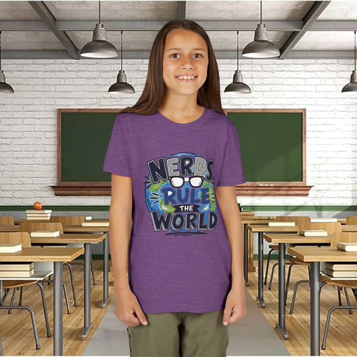 "Nerds Rule the World" Graphic Youth Tee Shirt - 314 Originals