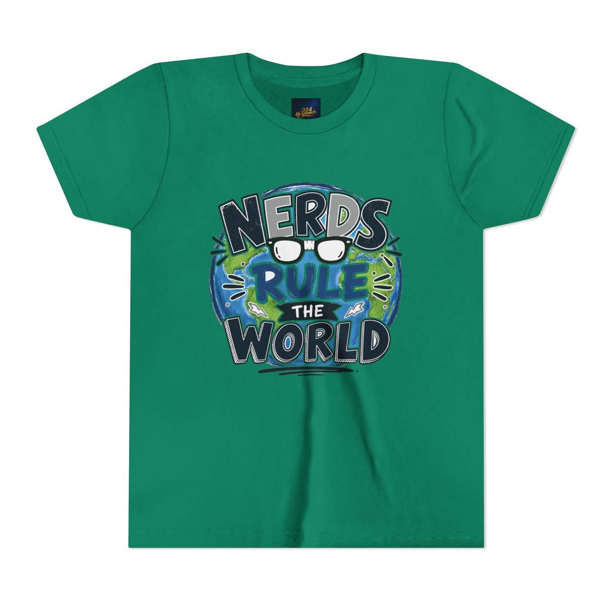 "Nerds Rule the World" Graphic Youth Tee Shirt - 314 Originals