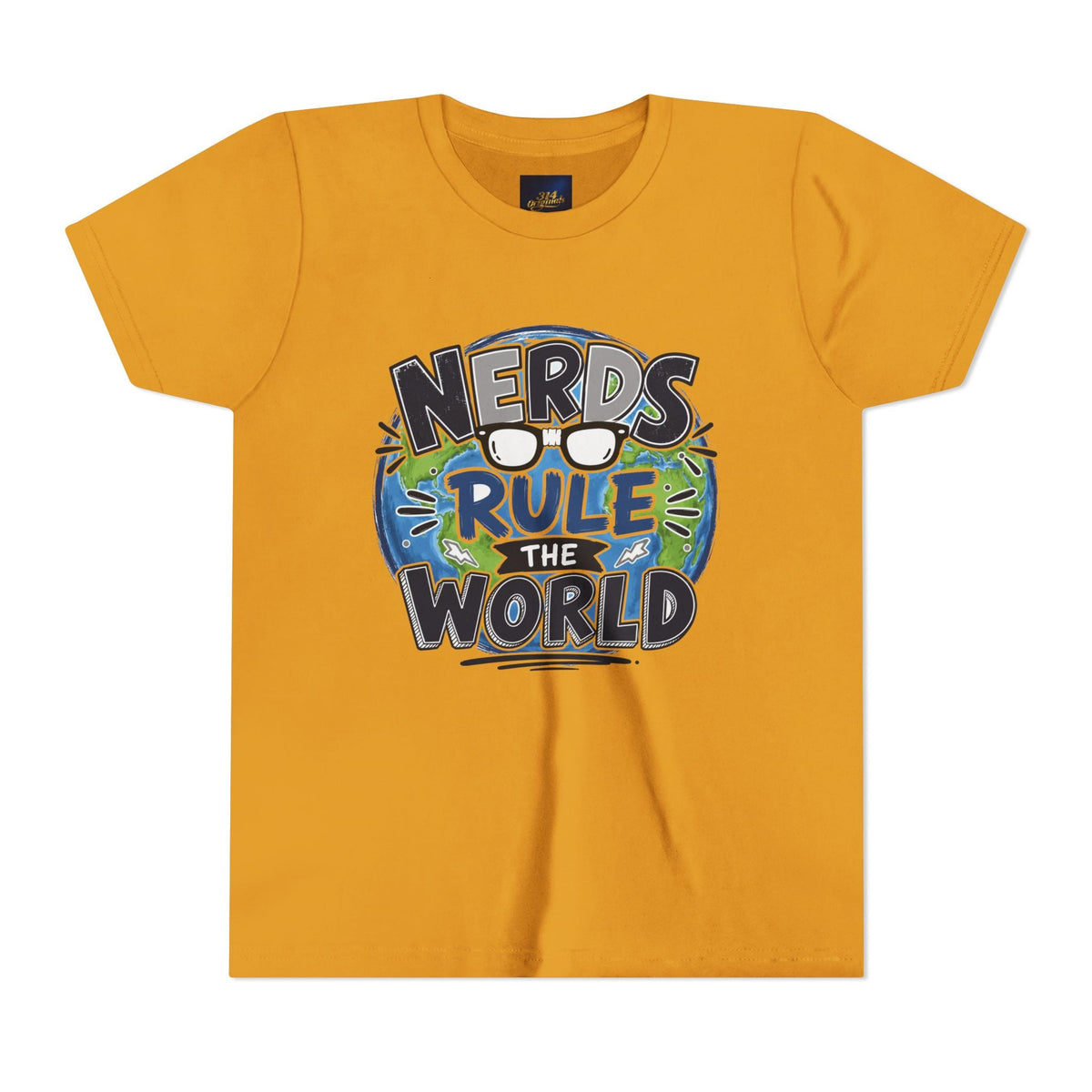 "Nerds Rule the World" Graphic Youth Tee Shirt - 314 Originals