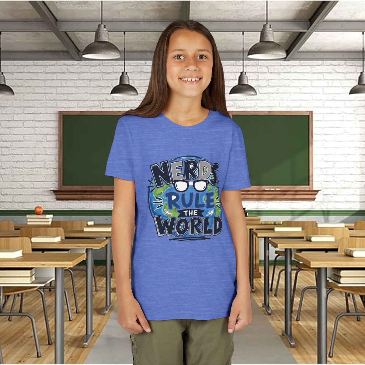 "Nerds Rule the World" Graphic Youth Tee Shirt - 314 Originals