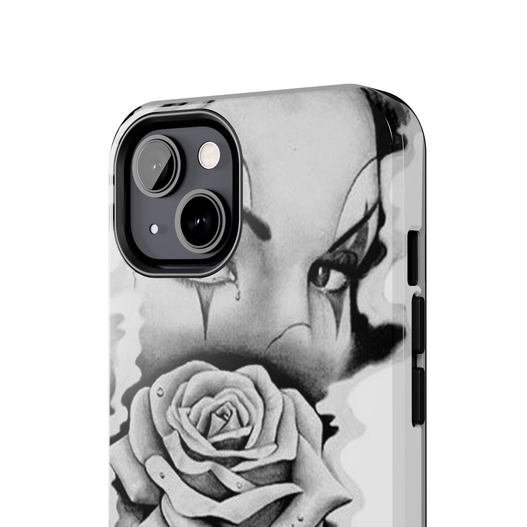 Noir Clown Face with Rose Shockproof Phone Cover - 314 Originals