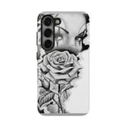 Noir Clown Face with Rose Shockproof Phone Cover - 314 Originals