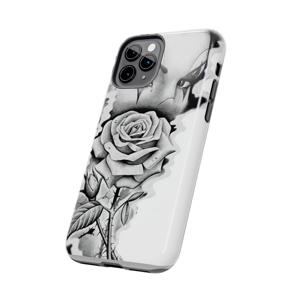 Noir Clown Face with Rose Shockproof Phone Cover - 314 Originals