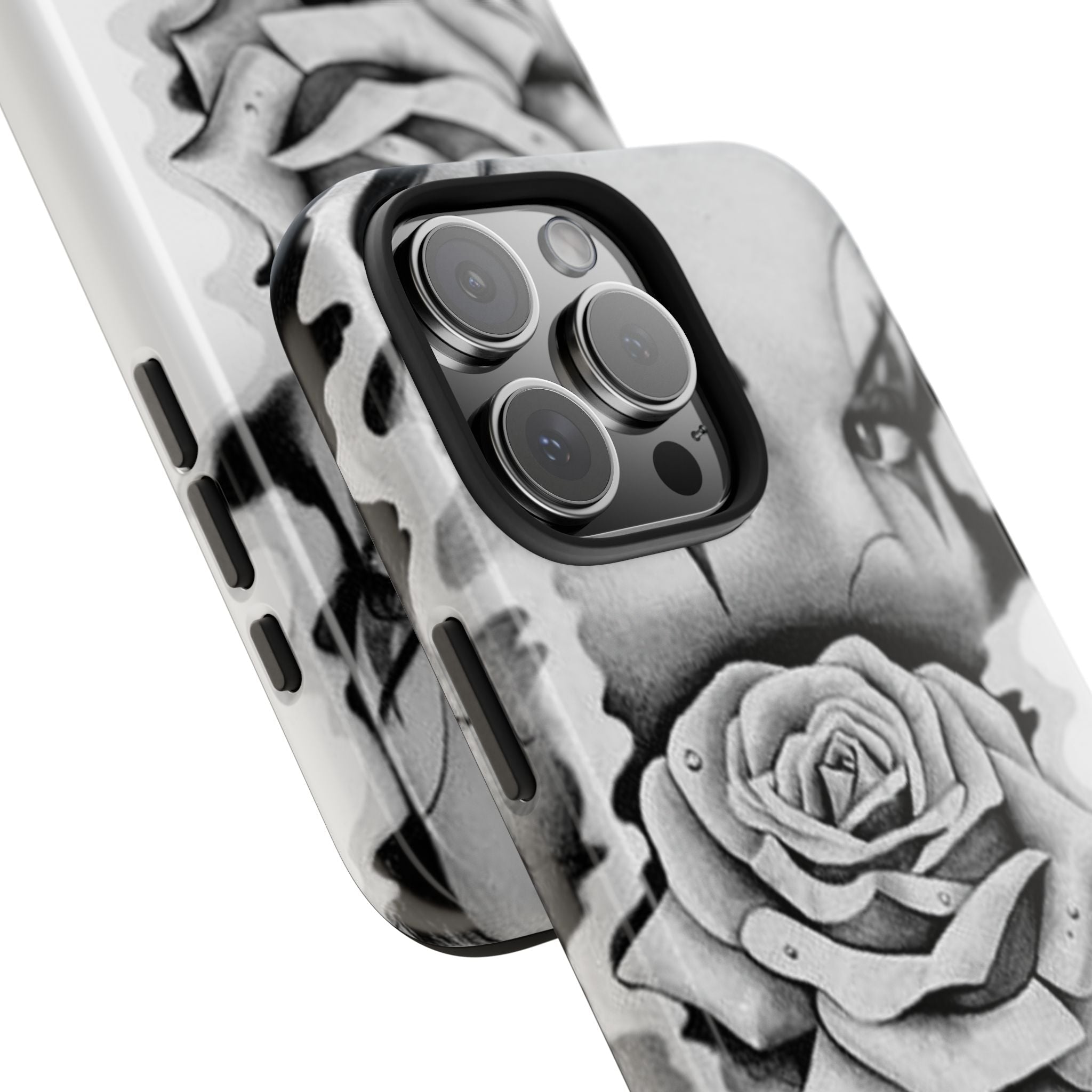 Noir Clown Face with Rose Shockproof Phone Cover - 314 Originals